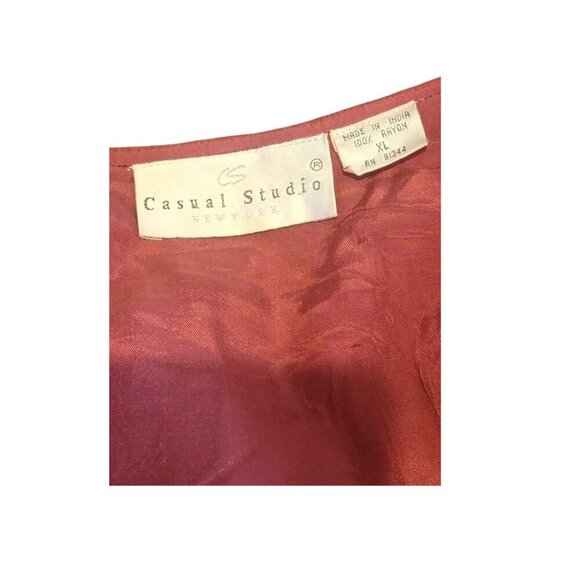 Casual Studio New York Patchwork Black and Fushia Long Sleeve Jacket in Size XL - Picture 5 of 6